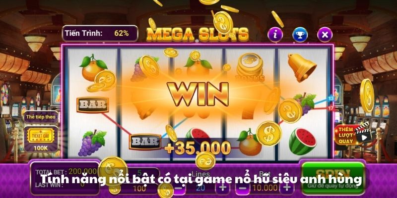 Nổ hũ siêu anh hùng trải nghiệm đỉnh cao cùng các siêu anh hùng 3 Tính năng nổi bật có tại game nổ hũ siêu anh hùng