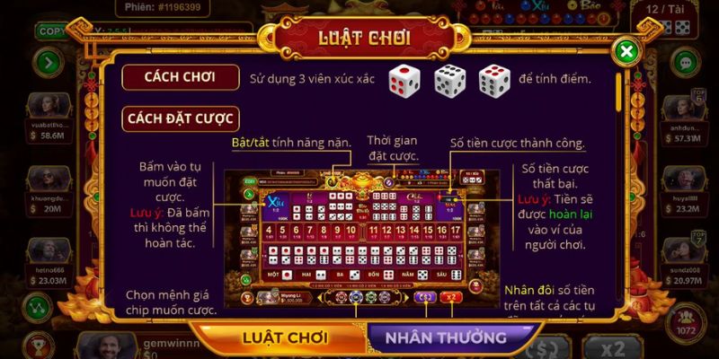 Sicbo Tài Phú - Chia Sẻ Kinh Nghiệm Chơi Dễ Thắng Cho Cược Thủ 4 Sicbo tài phú phù hợp với mọi đối tượng nhờ hệ thống mức cược linh hoạt